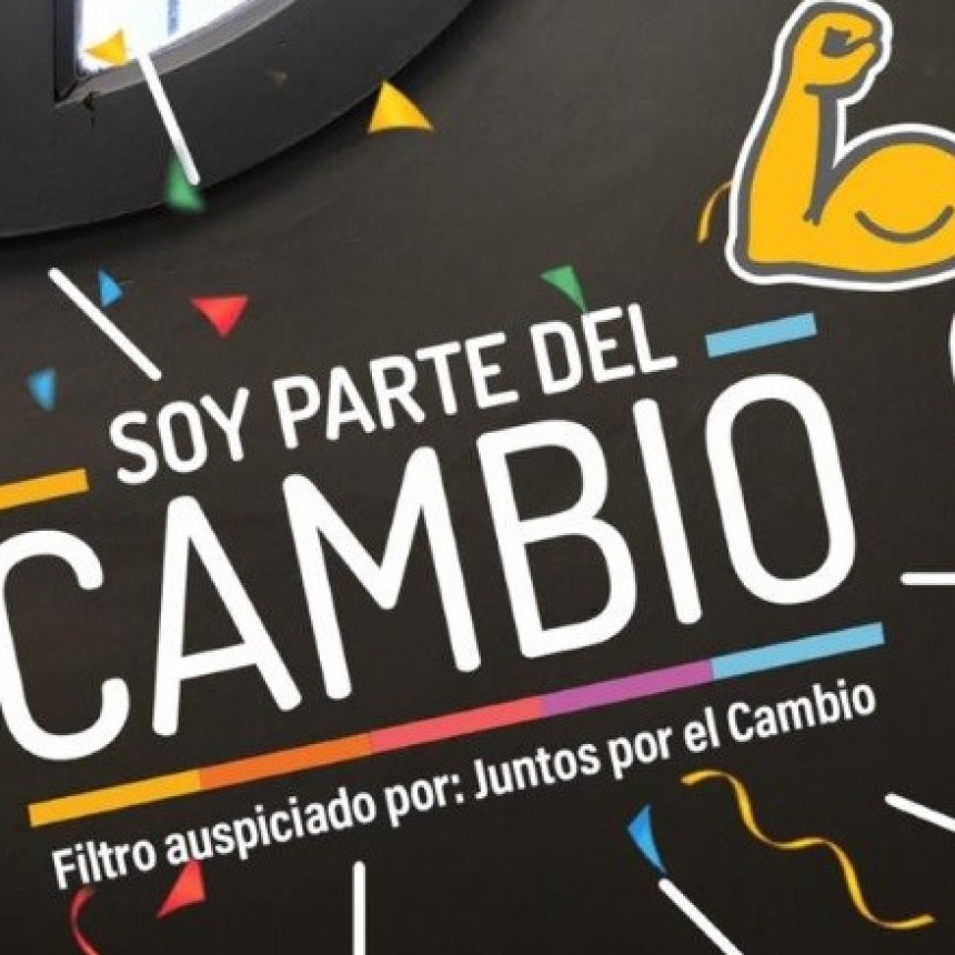 Las elecciones en las redes: Juntos por el Cambio auspicia un filtro de Snapchat