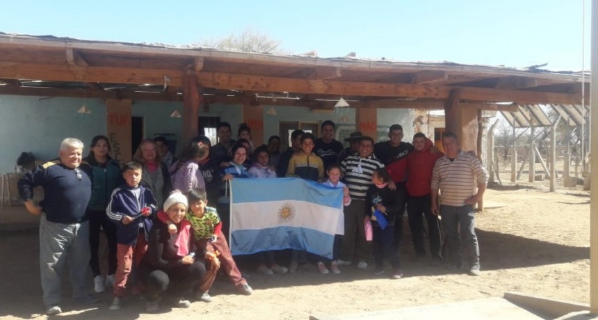 Policías del interior realizaron el festejo por el Día del niño
