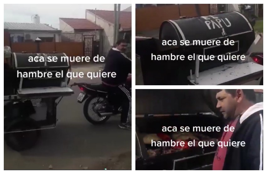 Ingeniosa Idea: Parrilla Movil