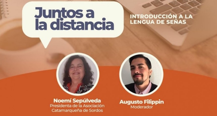 El lenguaje de señas en un nuevo encuentro a la distancia de la Vicegobernación