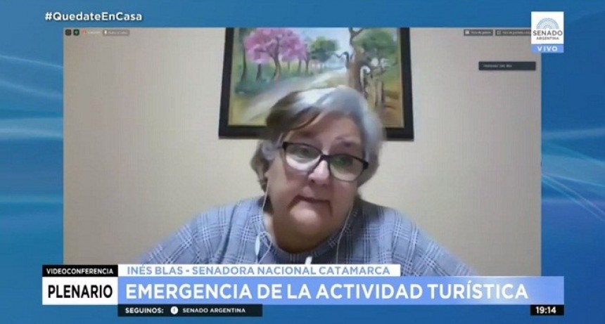 La senadora Blas pidió incluir a Catamarca en el proyecto de emergencia de la actividad turística 