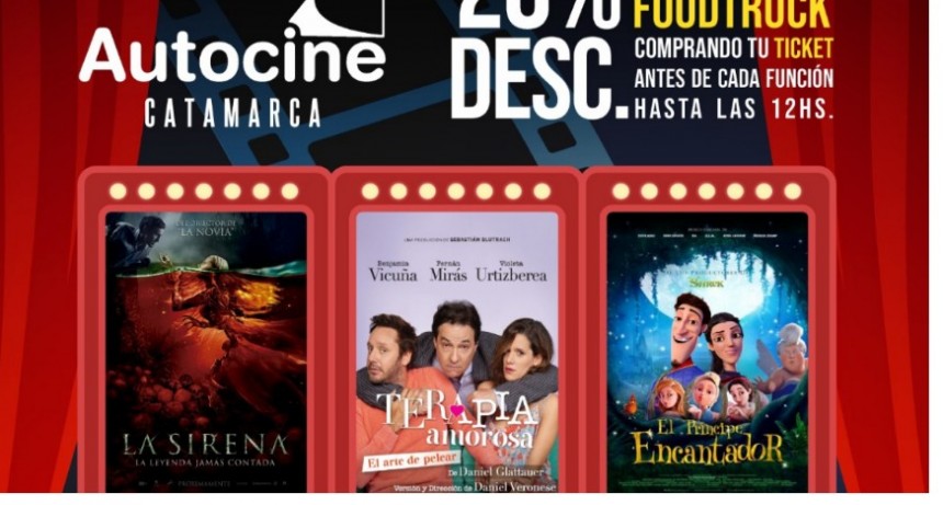 Nueva cartelera en el Autocine con atractivas previas musicales