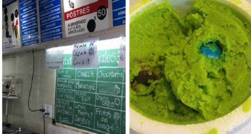 Una heladería de La Plata creó el sabor “Crema Covid” y es furor entre sus clientes