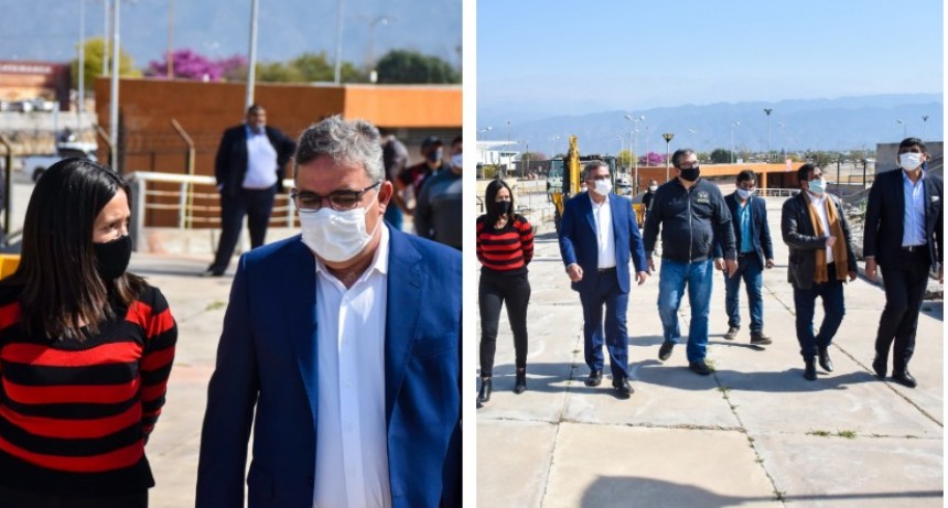 Jalil: Superviso obras en el estadio Bicentenario