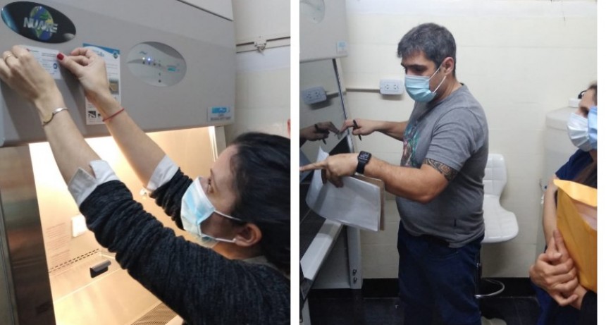 Se certificó la segunda cabina para muestras de Covid-19