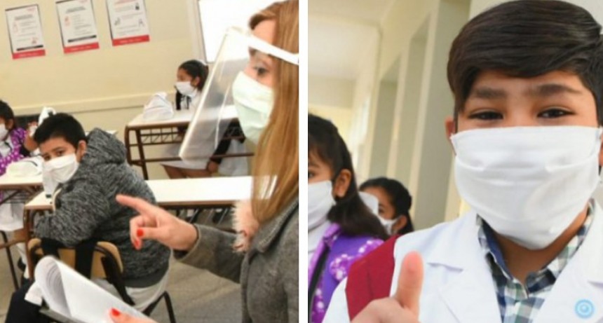 Kit anti COVID y aulas burbujas: cómo fue la vuelta a clases en la provincia de San Juan
