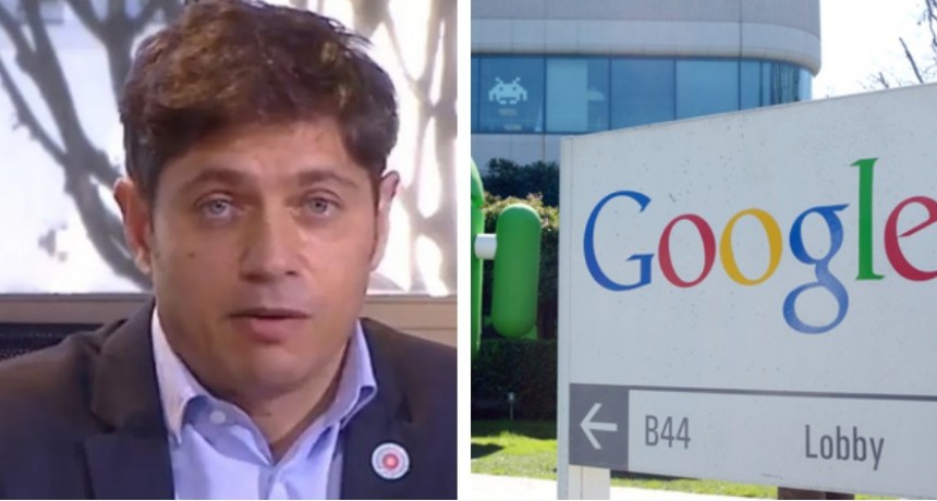 “La empresa de celulares”: el furcio de Axel Kicillof para referirse a Google
