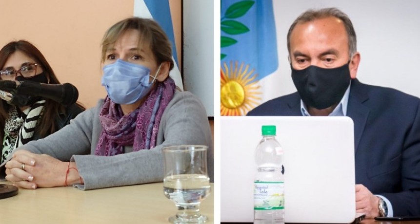 Palladino pidió responsabilidad a los gremios y enfatizó que sus reclamos no deben poner en riesgo la salud de la población