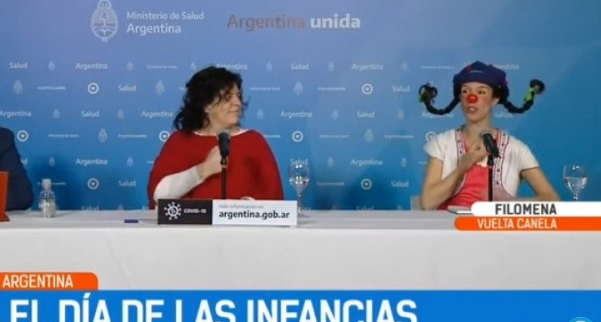 A los niños las niñas y les niñes el Saludo de Carla Vizzotti