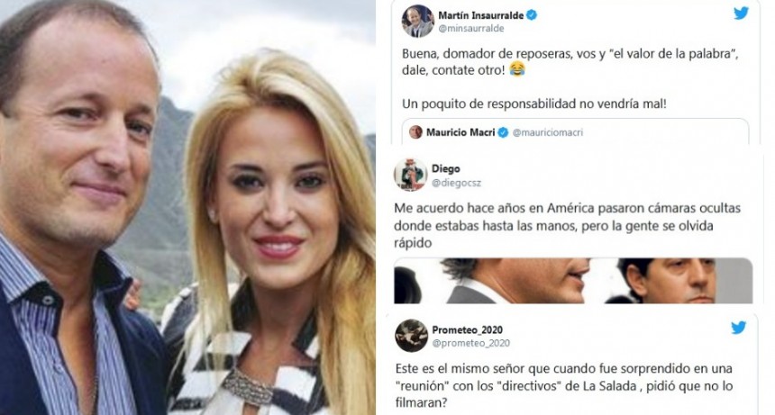 Insaurralde llamó “domador de reposeras” a Macri y desató la polémica en Twitter