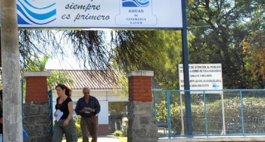 Sin atenci&oacute;n en Aguas de Catamarca por el PARO