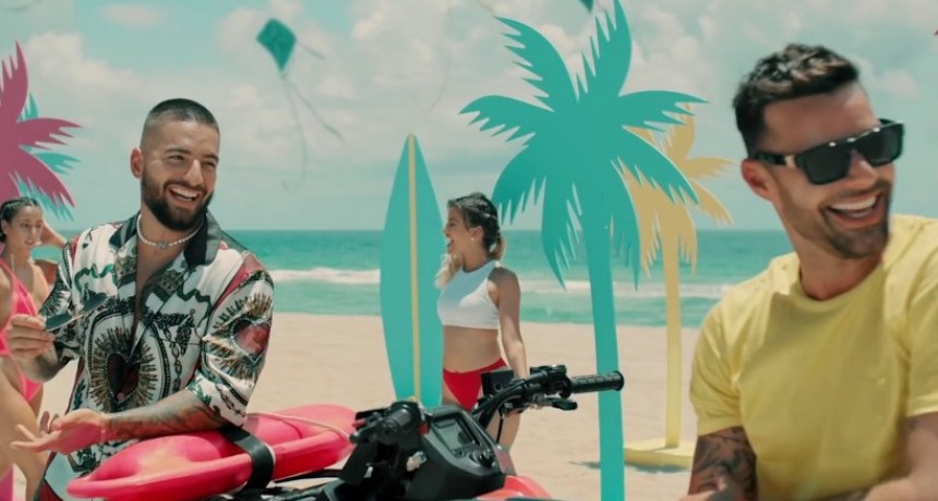 Maluma y Ricky Martin  imparables con“No se me quita”