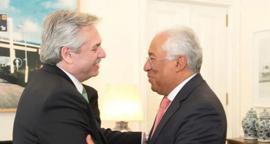 Alberto Fernández se reunió con el primer ministro portugués
