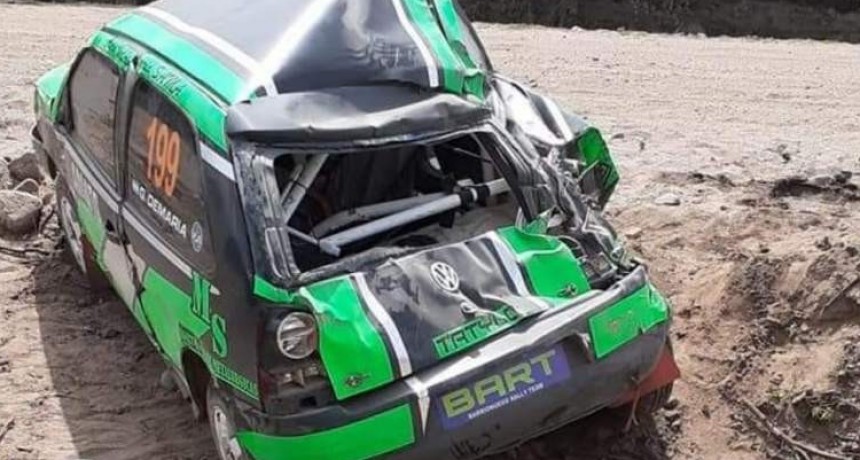Rally de Chumbicha: tremendo vuelco de pilotos recreinos