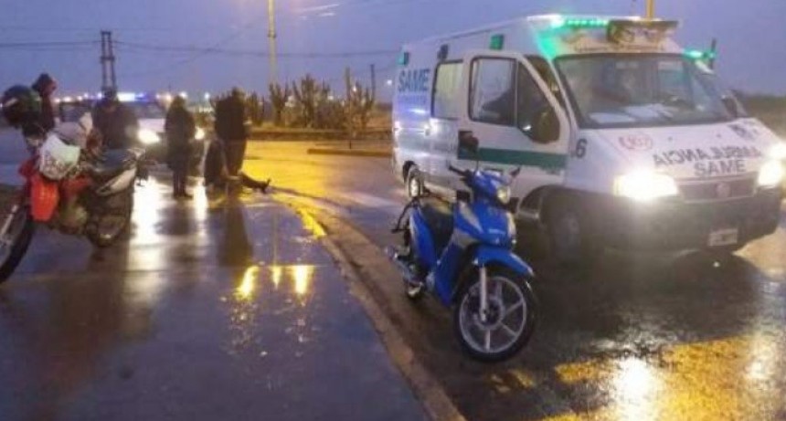 Accidente en la zona del Predio Ferial: dos heridos