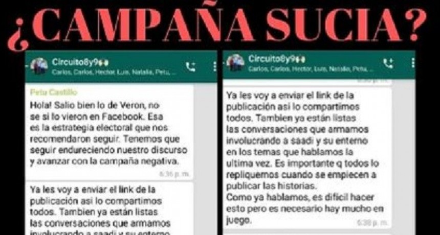 Petu Castillo: Quieren injuriar, dividir y generar desconfianza