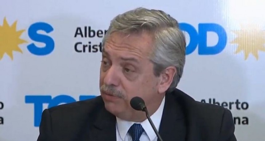 Alberto Fernández pidió serenidad a todos los argentinos