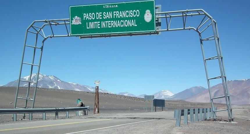 Paso de San Francisco  habilitado para todo tipo de vehículos
