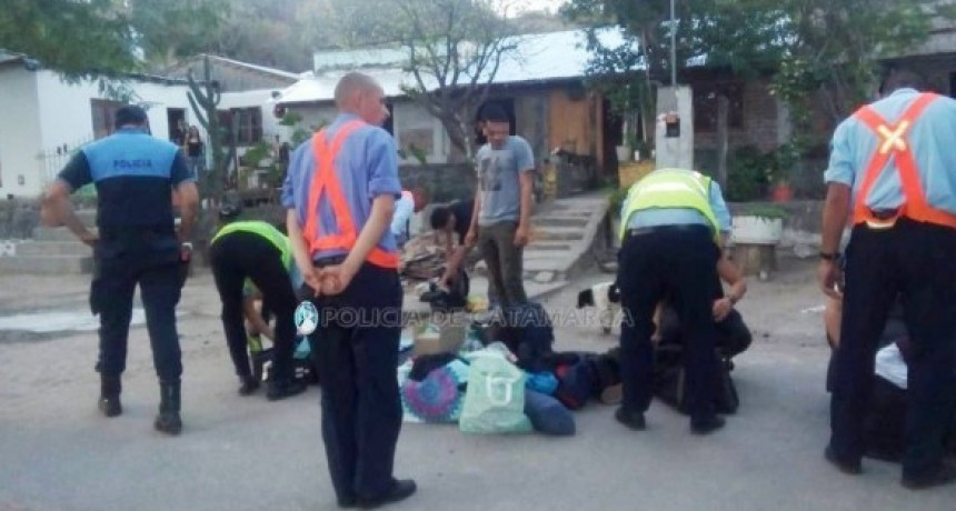 Secuestran droga y resguardan a adolescentes en un puesto caminero