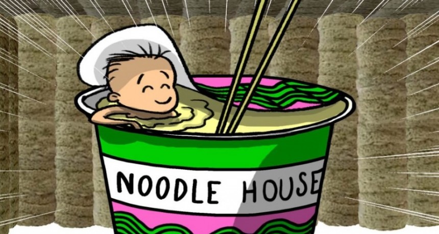 Construye la casa de sus sueños con 2000 paquetes de fideos vencidos