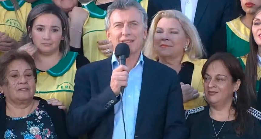 Macri: Este es el símbolo para que logremos que el dinero de los argentinos vaya a los argentinos