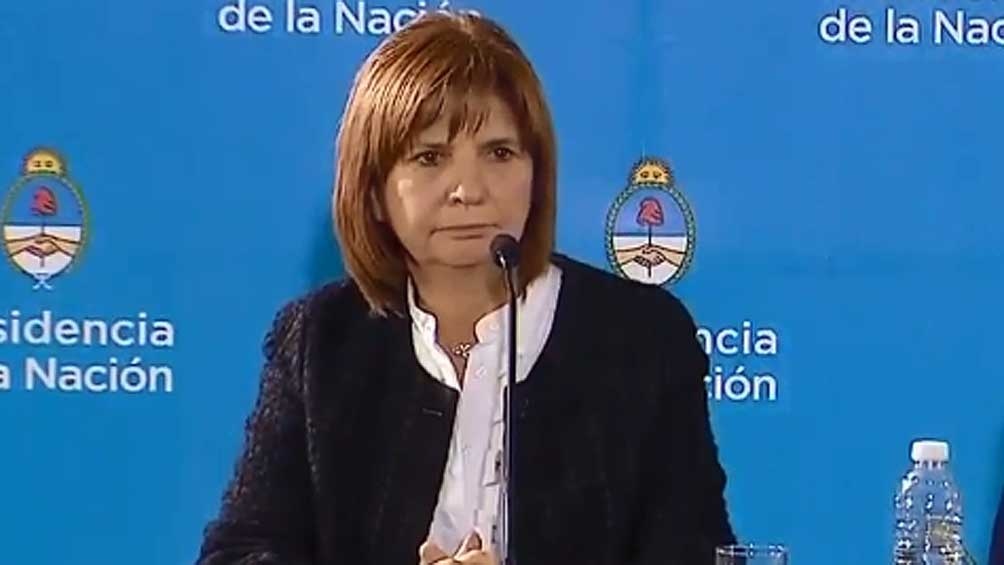 Patricia Bullrich: Los compañeros de Maldonado no hicieron nada