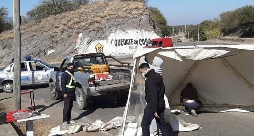 Vuelven los controles en Ruta 1 para ingresar a Fray Mamerto Esquiú