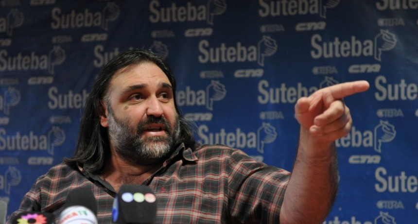 Baradel criticó la protesta policial por ser “desestabilizadora”: “Está agitada por Macri”