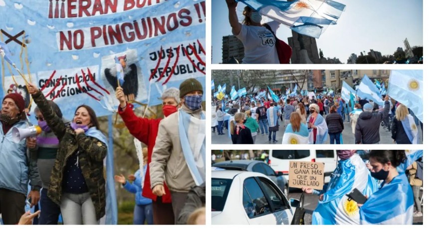 13S, de las redes sociales a las calles: cómo se vivió el banderazo en el interior del país