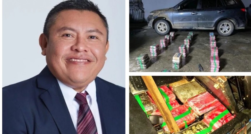 Detuvieron a un gobernador con 79 kilos de cocaína en su auto