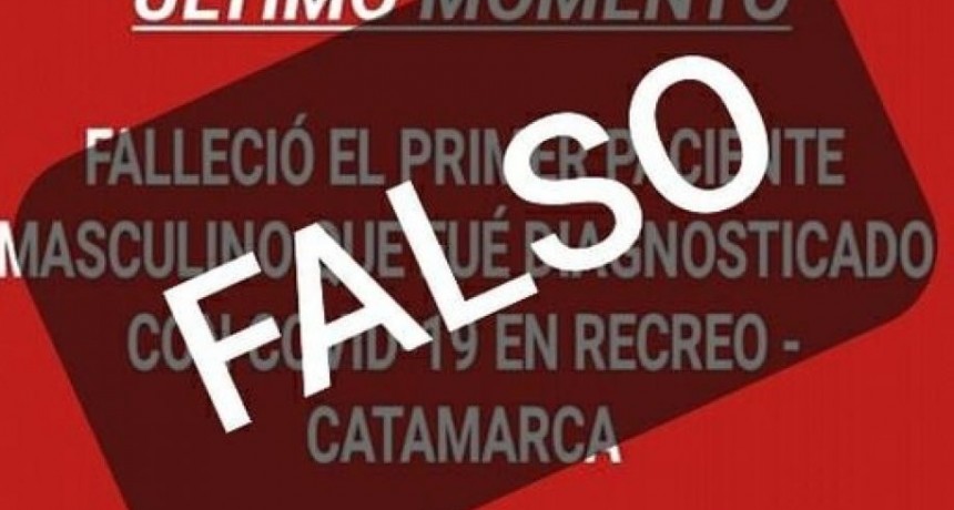 El COE de Recreo desmintió el fallecimiento de un paciente