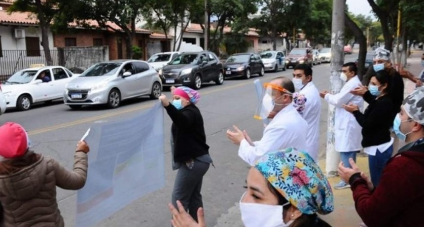 Personal de Salud  se manifiesta contra el 21% que acordó ATSA