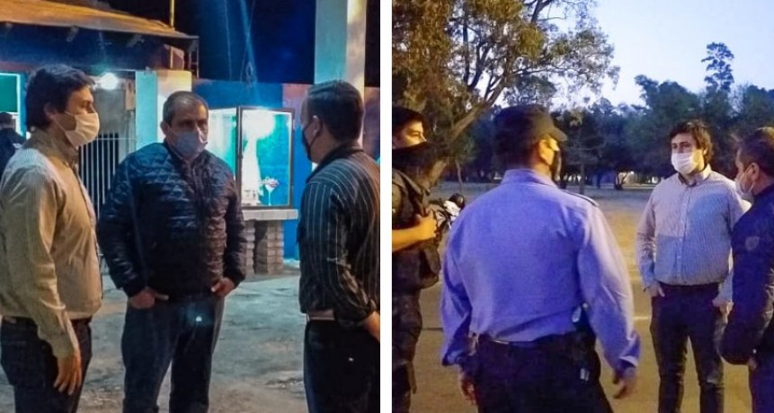 Visita a los controles por los festejos del estudiante