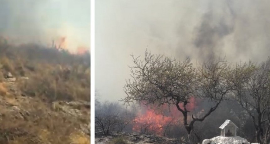 Descontrolado incendio en El Gracián