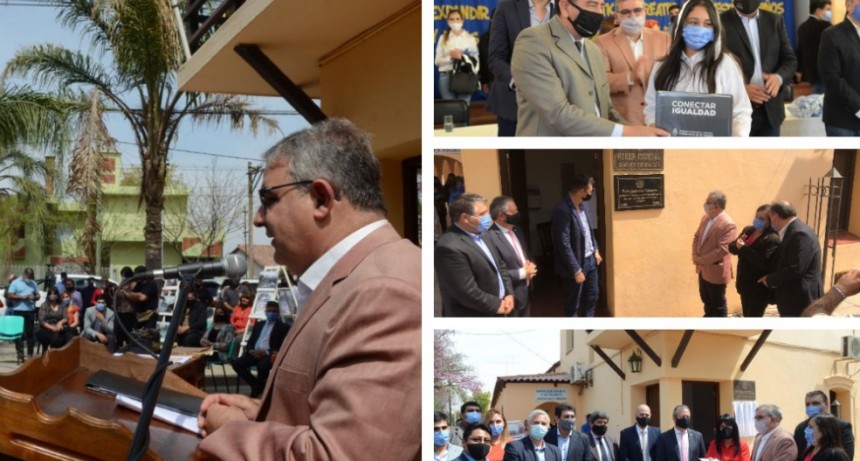 Jalil visitó Andalgalá donde entregó netbooks y equipamiento sanitario