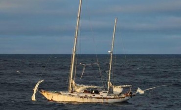 El tuit de los kelpers, tras encontrar el velero de La Cámpora en Malvinas