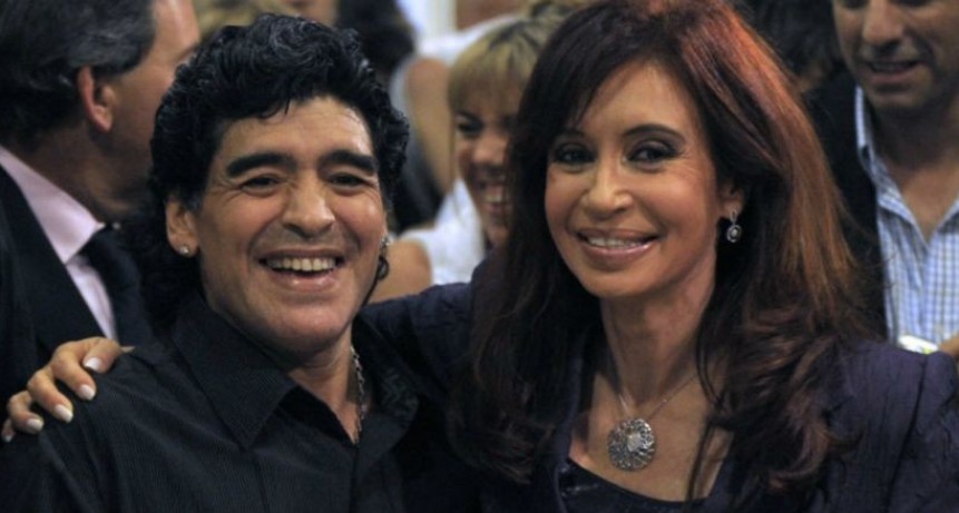 Maradona quiere ser el vicepresidente de Cristina Kirchner