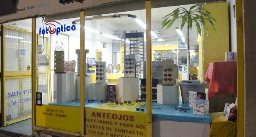 Cuantioso Robo en una &Oacute;ptica a una cuadra de la Jefatura de Polic&iacute;a