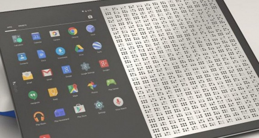 Una tablet que traduce al braille