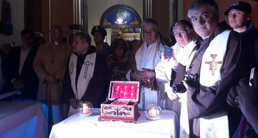 Llegaron las reliquias de Esqui&uacute; a su tierra