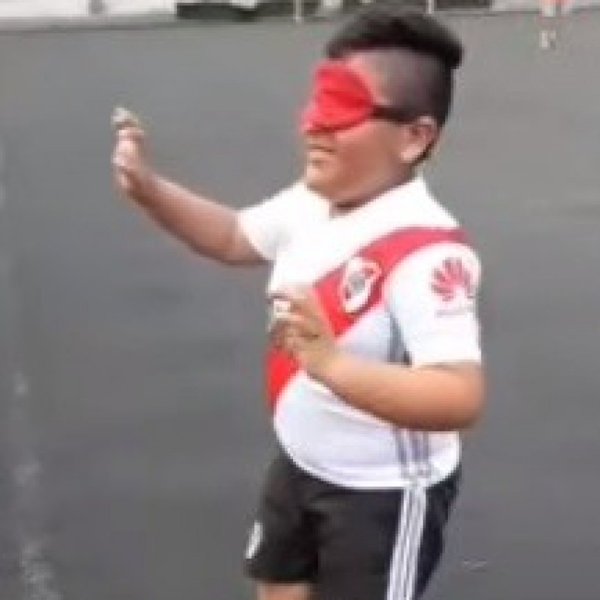 Nahuel es no vidente y sue&ntilde;a con abrazar al t&eacute;cnico de River