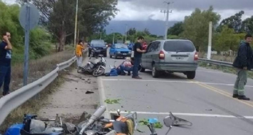 Choque m&uacute;ltiple en Sumalao