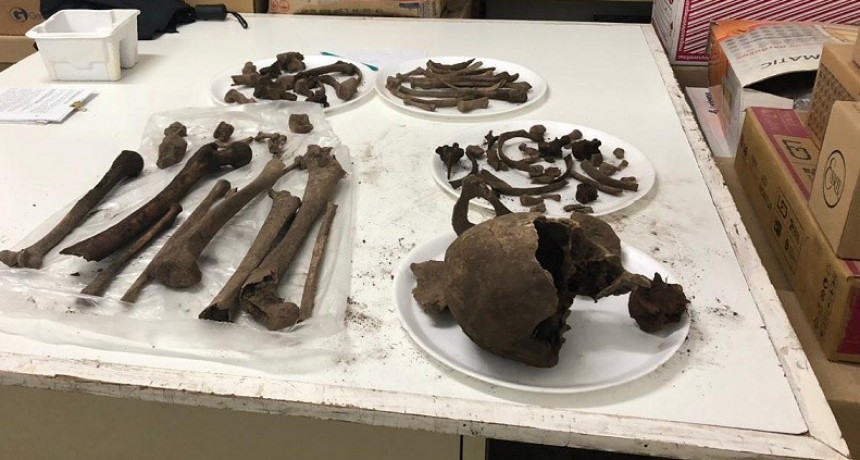 Rescate de restos &oacute;seos arqueol&oacute;gicos