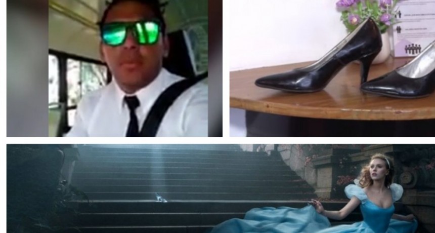 Jujuy, detrás de la Cenicienta del colectivo se olvidó los zapatos y el chofer la busca