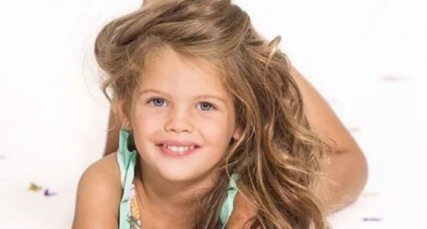   Francesca la hija de Wanda: Modelo a los cuatro años