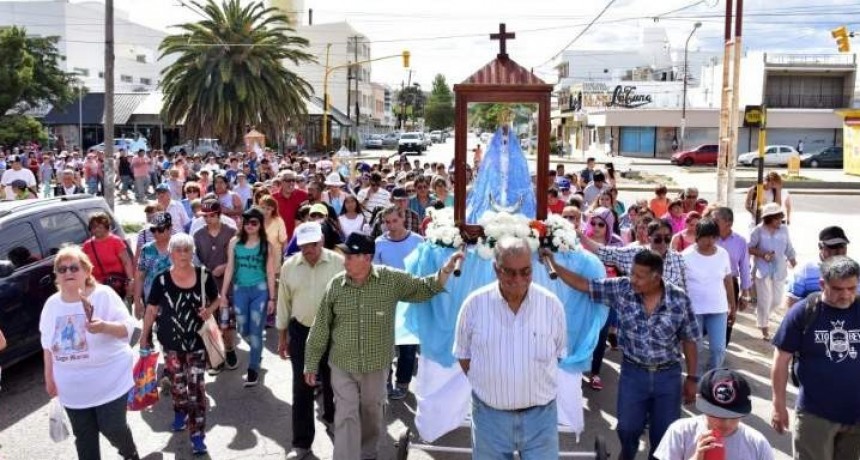 Caleta Olivia prepara los 40 años de la llegada de la Virgen del Valle