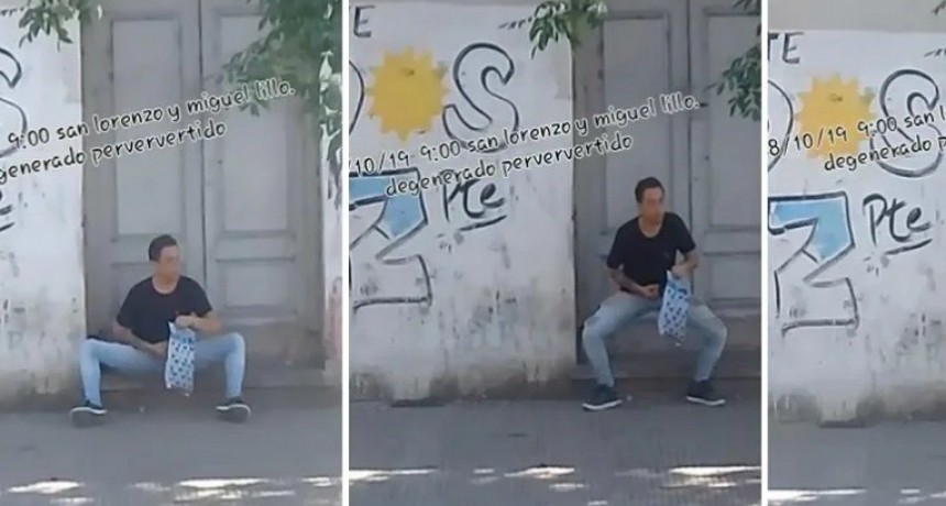 Viralizan la imagen de un pervertido que se masturbaba frente a una Facultad