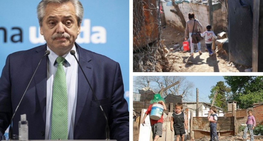 Alberto Fernández aseguró que “la pobreza sería infinitamente más negativa si el Estado no hubiera auxiliado”