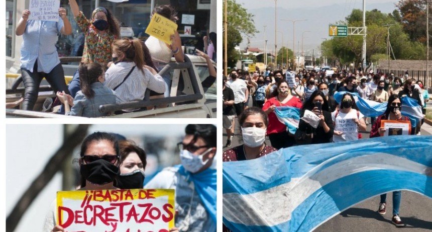 Masivo bocinazo de los IES, con adhesión en casi toda la provincia