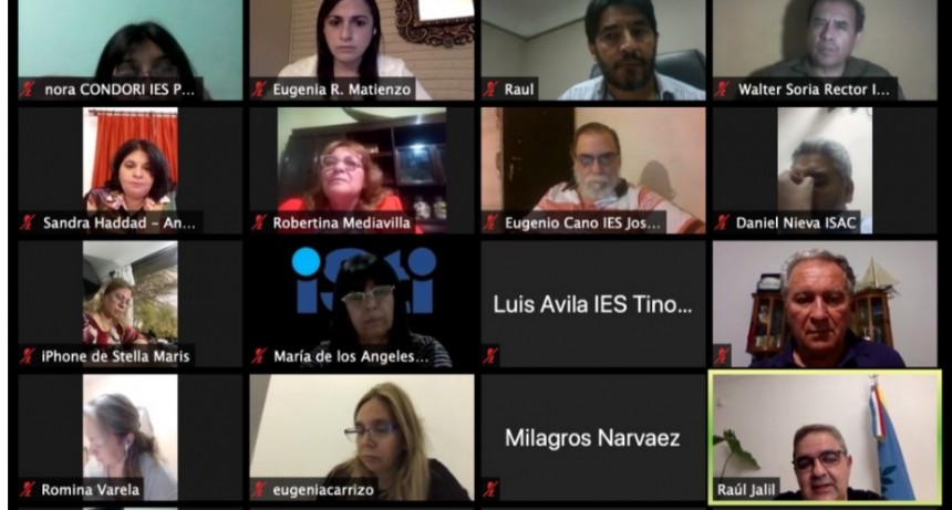  Jalil explicó a los Directores de los IES el proyecto de traspaso:  Se trata de jerarquizar y reforzarlas presupuestariamente 